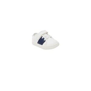 Carter's Just One You Baby Boys' Daily First Walk Sneakers White And Navy Size 3